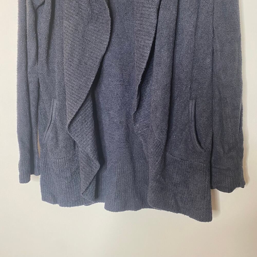BAREFOOT DREAMS CozyChic Lite Circle Cardigan Smokey Blue L/XL - Picture 4 of 8